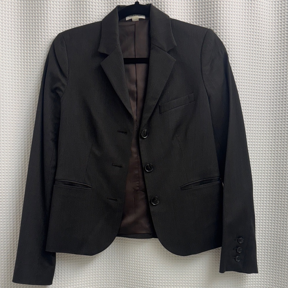 Calvin Klein Classic Brown Women's Blazer